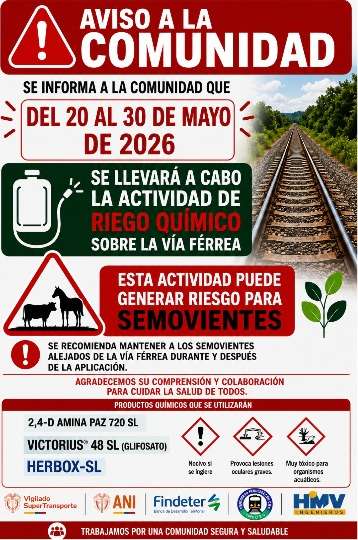 Fumigacion vias ferreas